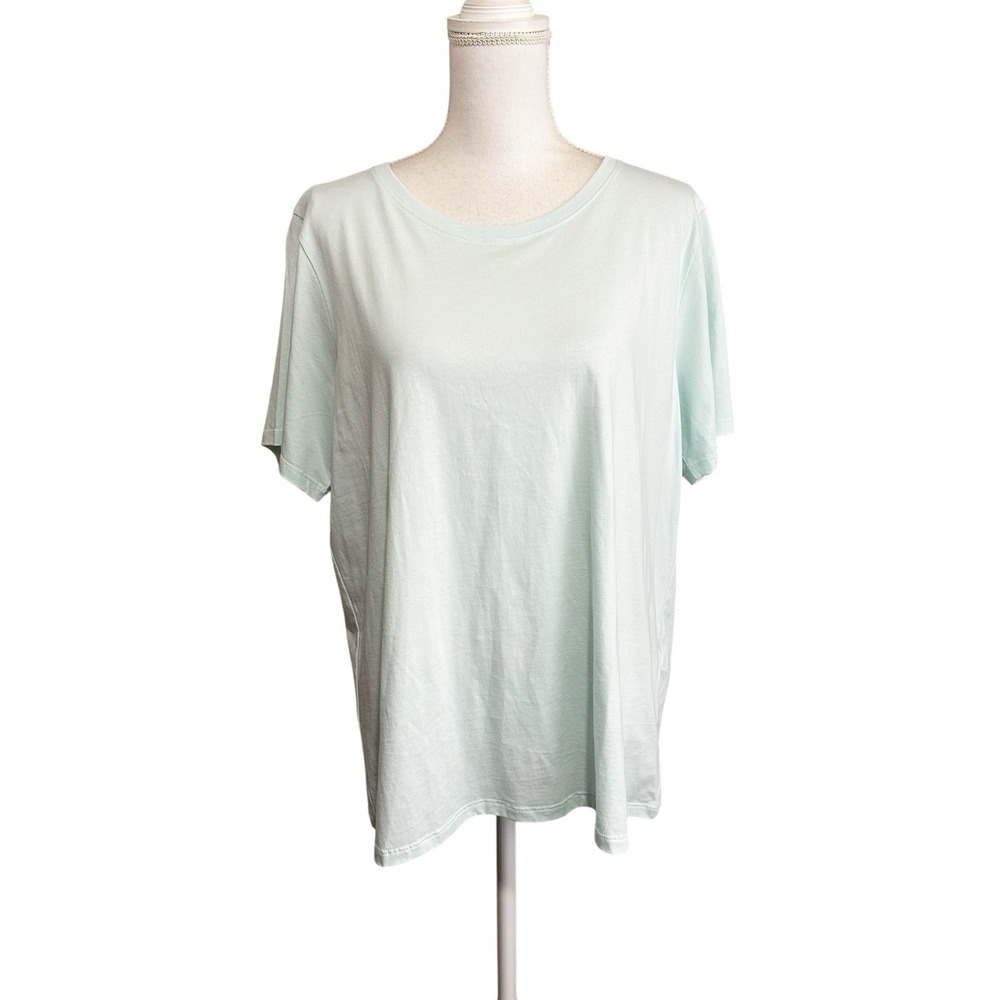 Eileen Fisher Womens T Shirt 100% Organic Cotton Size XL Comfy Casual Lounge